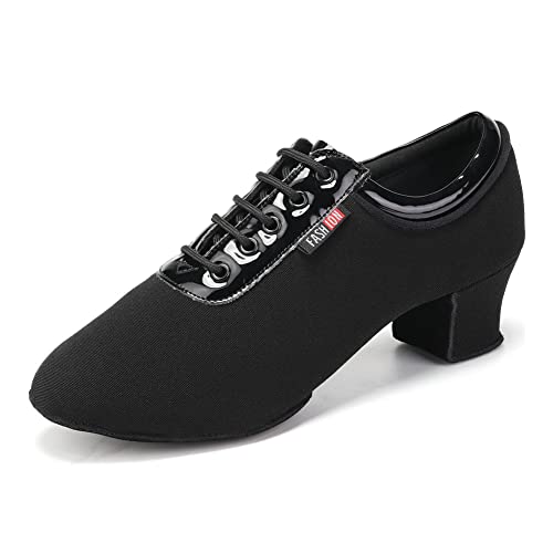 RUYBOZRY Zapatos de Baile Moderno de tac├│n bajo de para Mujer y Hombre Zapatos...