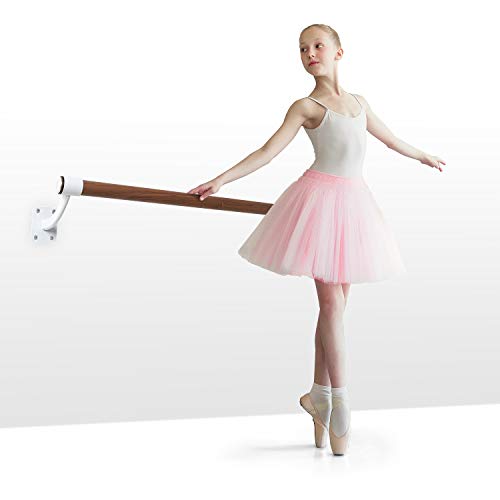 Klarfit Barre Mur - Barra de Ballet, Barra de Ballet para casa, Largo 110 cm,...