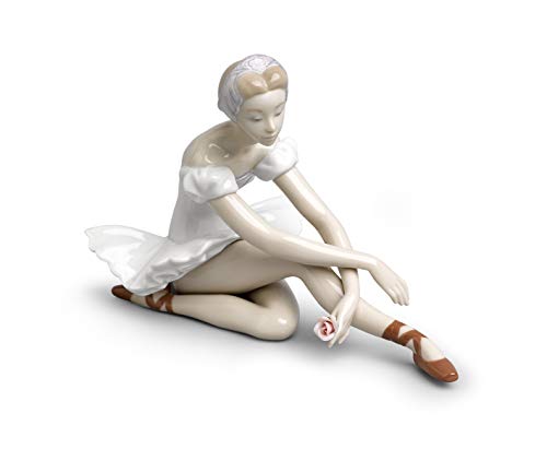 LLADRÃ“ Figura Mujer Ballet De La Rosa. Figura Bailarina de Porcelana.