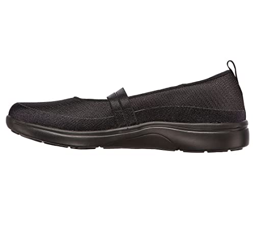 Skechers ARCH FIT UPLIFT MINDFUL, Mary Jane para Mujer, Black Textile/Trim, 40...