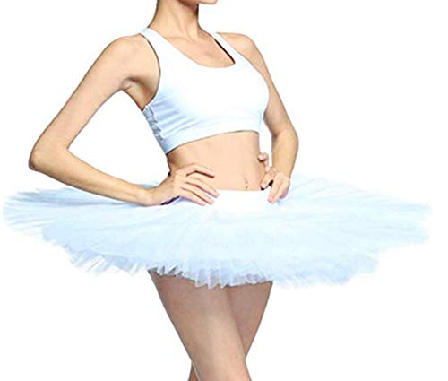 WENDYWU - TutÃº de ballet profesional para mujer, 6 capas, sin braguita, color...