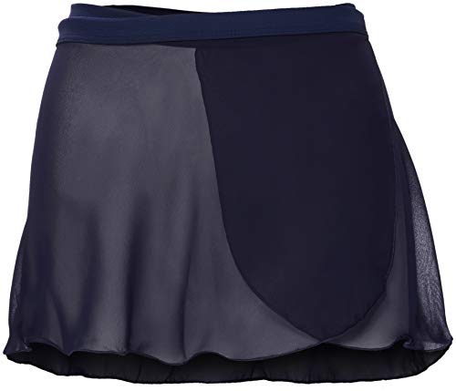Capezio - Falda para Mujer, Mujer, TC0012, Azul Marino, Petite-Small