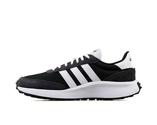 Adidas Run 70s, Sneaker Hombre, Core Black/FTWR White/Carbon, 42 EU