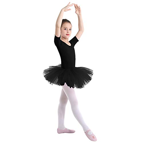 YiZYiF Vestido Tutú Danza Ballet para Niñas Maillot Clásico Vestido Princesa...