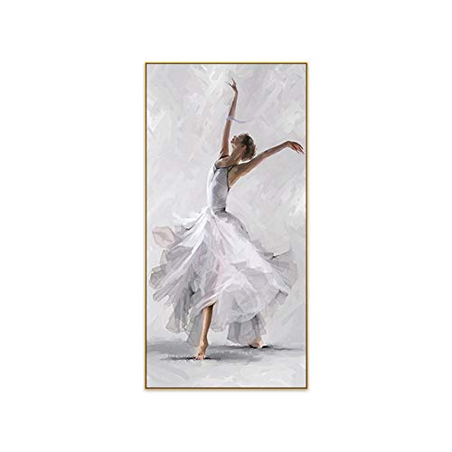 VCFHU Bailarina de Ballet Cuadro en Lienzo Personaje Abstracto Arte de la Pared...