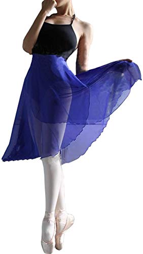Hoerev adulto envoltura envuelta falda de ballet danza de ballet dancewear