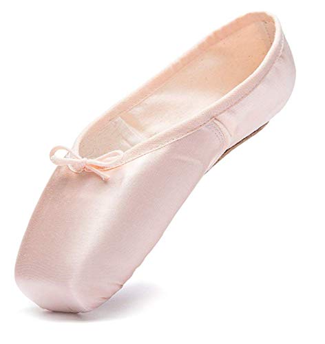 Bloch - Zapatillas de danza de satén para mujer, color rosa, talla UK 2 Width C