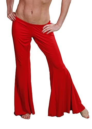 Miss Belly Dance Pantalones de Lycra Yoga Danza del Vientre para Mujer X-Grande...
