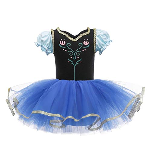 Lito Angels Disfraz Bailarina de Ballet Princesa Anna para NiÃ±as, Vestido...