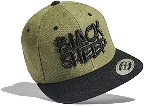 Gorra de béisbol: Black Sheep - Oveja Negra - Flexfit Classic Snapback Basecap...