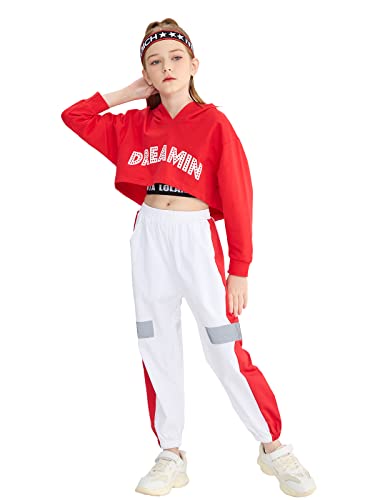 LOLANTA 3Pcs Girls Hip Hop Dance Costume Niños Street Dance Clothes Set...