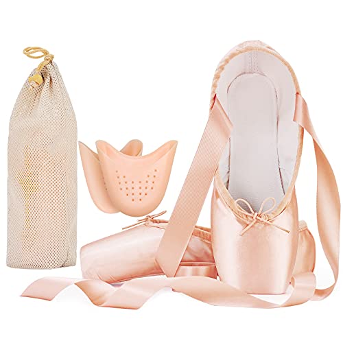 Zapatos de Ballet de Punta Pointe para Mujeres Adultas, con Protector de Gel de...