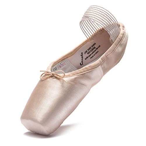 Sansha Récital 202 - Zapatillas de ballet rosa claro Talla:7 M (EU37)