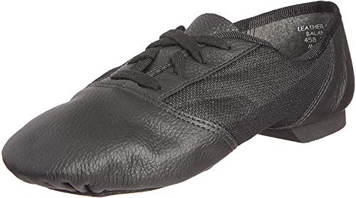 Capezio - Zapatos de cordones de cuero unisex, Negro (Black), 39 EU