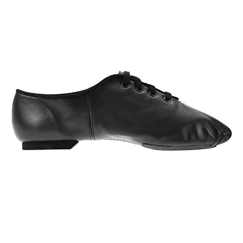 Zapatillas de jazz con suela compartida EVA Capezio CG02, Negro (Negro ), 32 EU