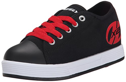 Heelys Fresh (770494) - Zapatillas de deporte para niños unisex, Black/Red, 34