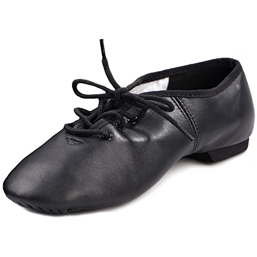 DANCEYOU Zapatos de Baile de Jazz con Cordones Zapatos de Danza Modern Suela...