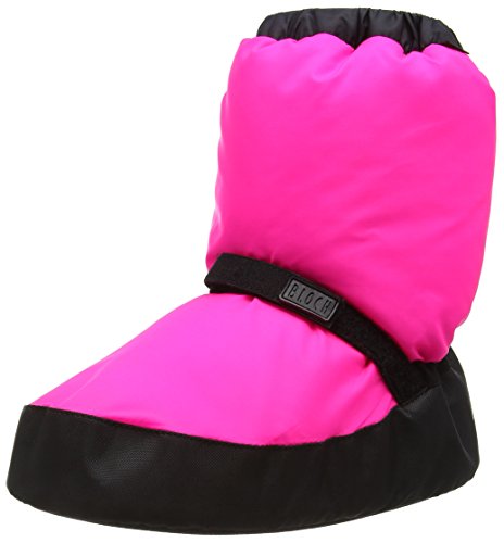 Bloch Botines de Calentamiento, Zapatos de Ballet Mujer, Rosa Fluorescente, L