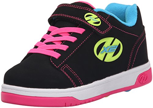 Heelys X2 Dual Up, Zapatillas para niñas, Negro (Black/Neon/Multi), 32 EU