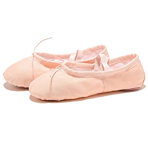 DAZISEN Zapatos de Danza - Zapatillas de Ballet Antideslizantes Suave para...