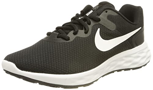 Nike Revolution 6 Zapatillas de Correr, Hombre, Negro (Black/White/Iron Grey),...