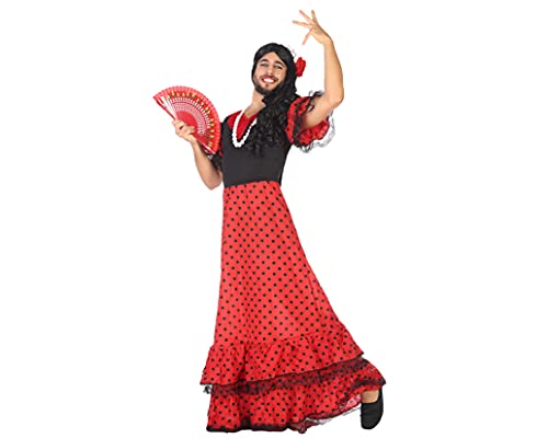 Atosa disfraz flamenca hombre adulto M