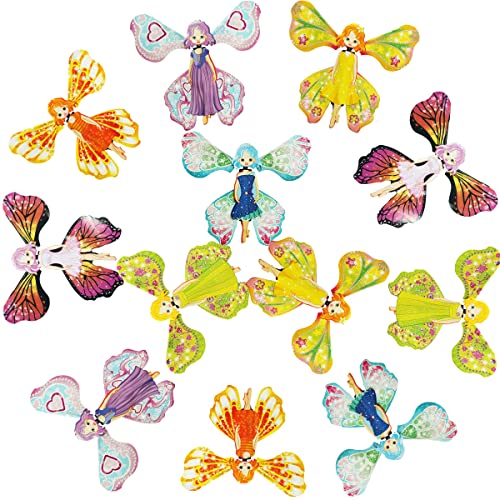 WILDPARTY Hada Voladora Mariposas Voladoras 12PCS Mariposas Magic 6 Colores...