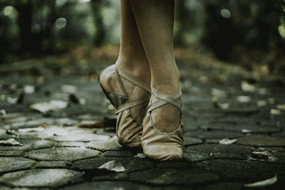 zapatillas de media punta ballet 
